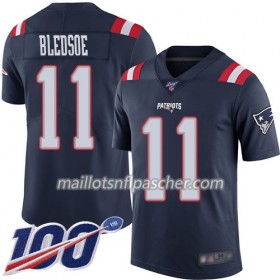 Maillot New England Patriots Julian Edelman 11 Nike Navy Bleu 100th - Homme
